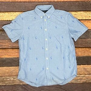 Ralph Lauren Light Blue Casual Button Down Shirt